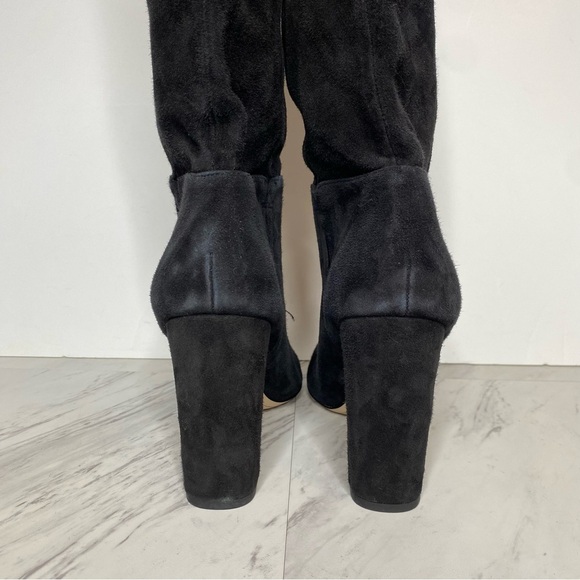 Sam Edelman Caprice Black Suede Knee High Boot 8 1/2 M - Picture 4 of 16
